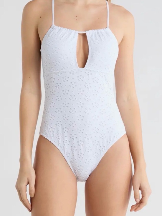 Betsey Johnson Other - Betsey Johnson one piece Eyelet cut out Swimsuit size S new
